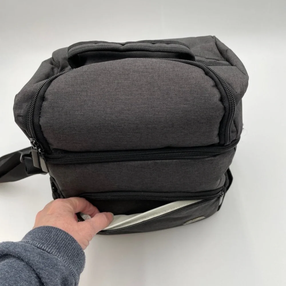 Teamoy Double Layer Breastmilk‎ Cooler Travel Bag with Ice Pack NWOT